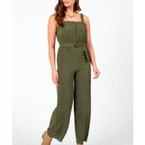 Santina Button Down Jumpsuit